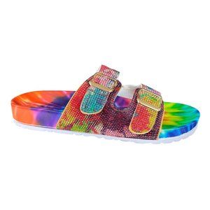 Nicole Miller Blingle Tie Dye Sandals